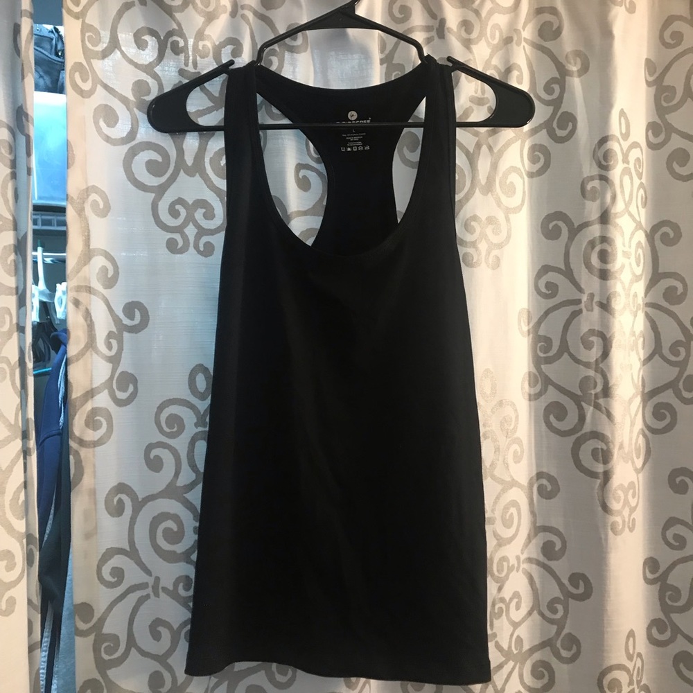 Black Women’s Athletic Racerback Tank Top